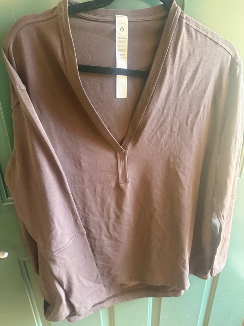 Lululemon Back in Action V-Neck Long Sleeve